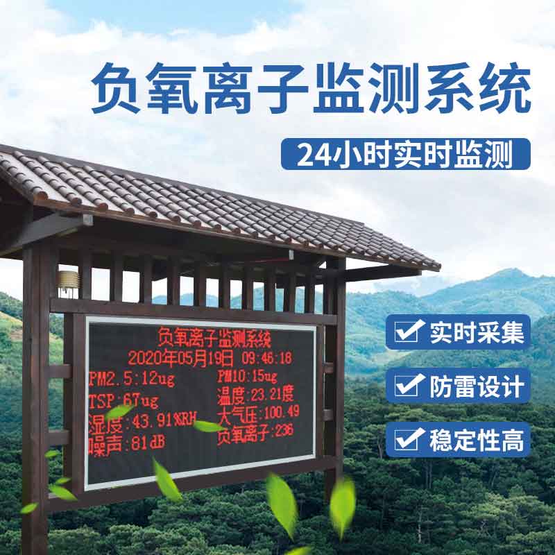 戶外負(fù)氧離子監(jiān)測(cè)站—2023景區(qū)空氣質(zhì)量監(jiān)測(cè)設(shè)備
